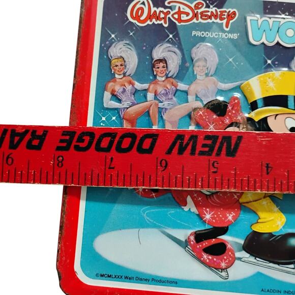 🎢 Walt Disney Metal Lunchbox | Aladdin | Double-Sided | Lunchbox ONLY - Picture 15 of 16